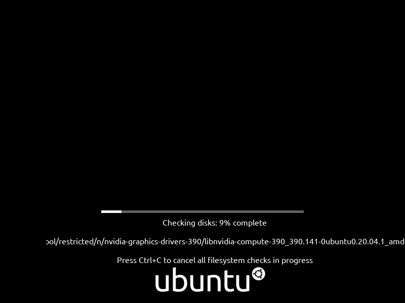 GNU Linux Ubuntu 20.04 Operating System: Installation Process: Initial Check