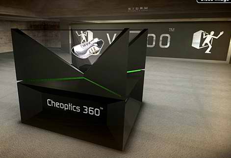 Holographic devices: Cleoptics 360
