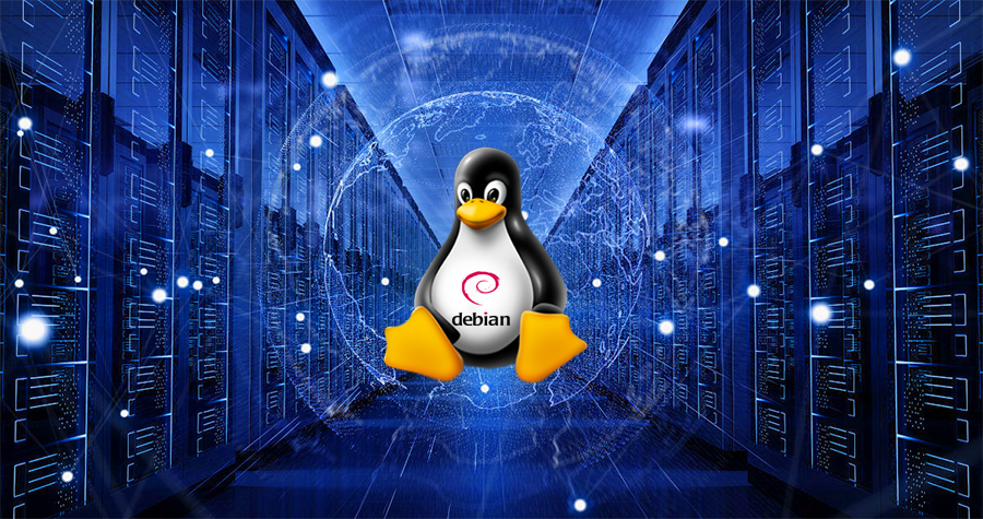 Debian 12 Bookworm netinst text-mode server installation