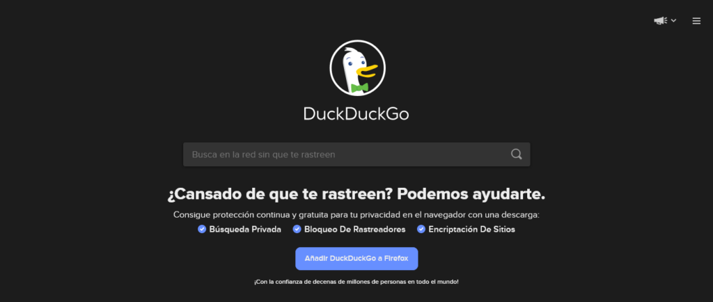 Buscador web DuckDuckGo