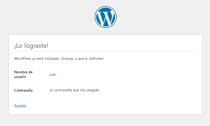 Pantalla5 de la Instalación de WordPress